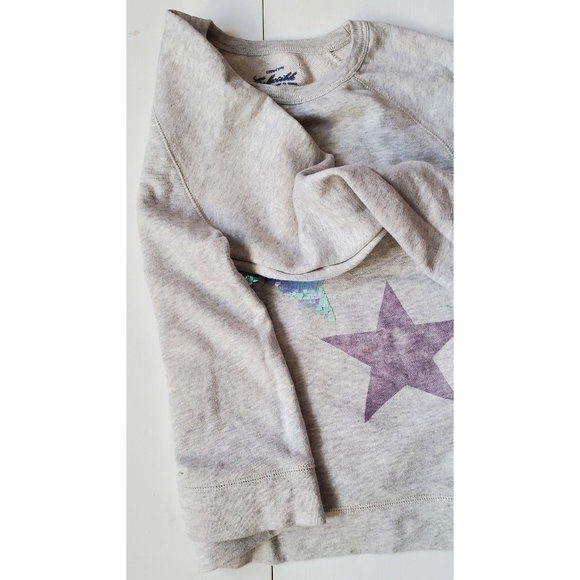 J. Crew Girls Star-Studded Sweatshirt - Picture 6 of 6